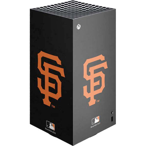 MLB San Francisco Giants - Solid Distressed XBox Series X Digital Edition Console Skin