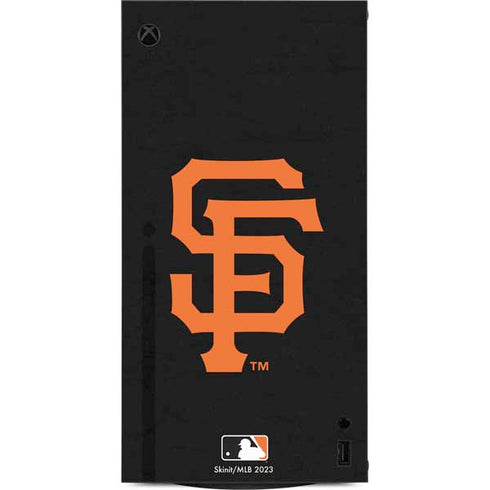 MLB San Francisco Giants - Solid Distressed XBox Series X Digital Edition Console Skin