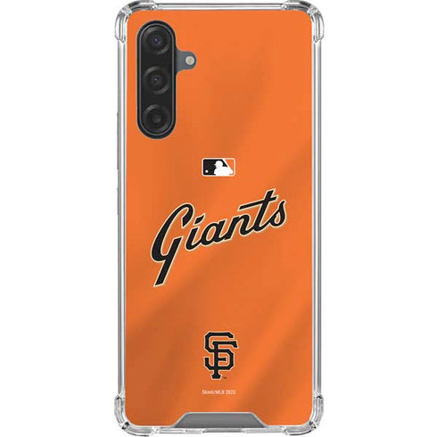 MLB San Francisco Giants Alternate Home Jersey Galaxy A17 Clear Case