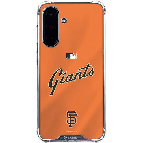 MLB San Francisco Giants Alternate Home Jersey Galaxy A36 5G Clear Case