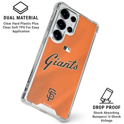 MLB San Francisco Giants Alternate Home Jersey Galaxy S26 Ultra Clear Case
