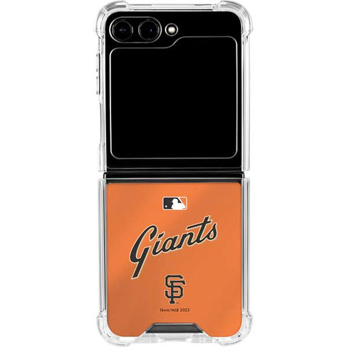 MLB San Francisco Giants Alternate Home Jersey Galaxy Z Flip6 Clear Case