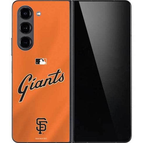 MLB San Francisco Giants Alternate Home Jersey Galaxy Z Fold5 5G Skin