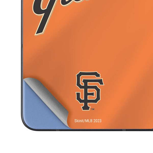 MLB San Francisco Giants Alternate Home Jersey Galaxy Z Fold5 5G Skin