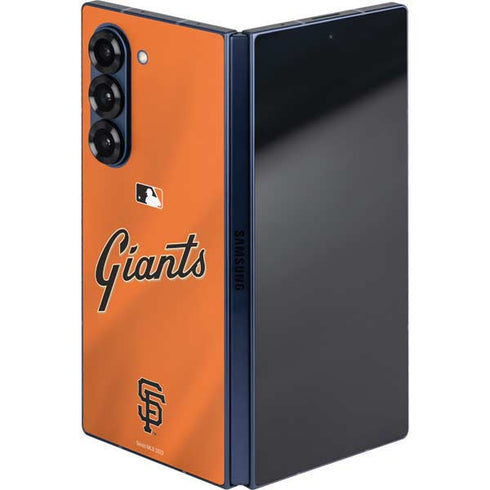 MLB San Francisco Giants Alternate Home Jersey Galaxy Z Fold6 Skin