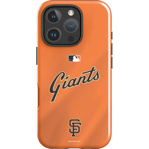 MLB San Francisco Giants Alternate Home Jersey iPhone 16 Pro Max Impact Case