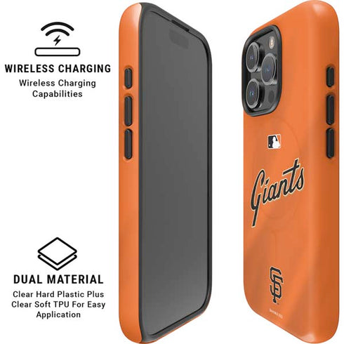 MLB San Francisco Giants Alternate Home Jersey iPhone 16 Pro Max Magsafe Impact Case