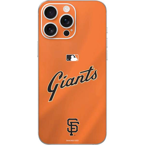 MLB San Francisco Giants Alternate Home Jersey iPhone 16 Pro Max Skin