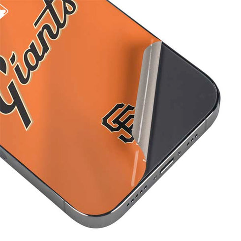 MLB San Francisco Giants Alternate Home Jersey iPhone 16 Pro Max Skin