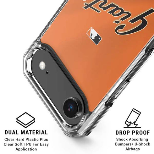 MLB San Francisco Giants Alternate Home Jersey iPhone 17 Air Clear Case