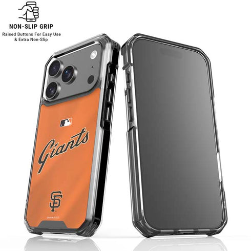MLB San Francisco Giants Alternate Home Jersey iPhone 17 Pro Clear Case
