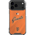 MLB San Francisco Giants Alternate Home Jersey iPhone 17 Pro Max Clear Case