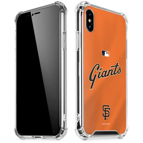 MLB San Francisco Giants Alternate Home Jersey iPhone X/XS Clear Case