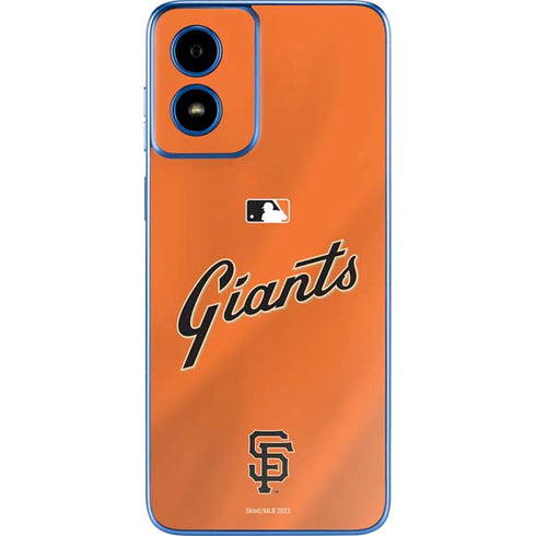 MLB San Francisco Giants Alternate Home Jersey Moto G Play 4G (2024) Skin