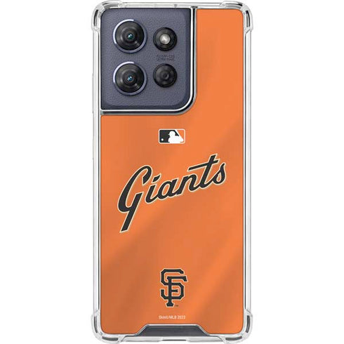 MLB San Francisco Giants Alternate Home Jersey Moto G Stylus 5G (2025) Clear Case