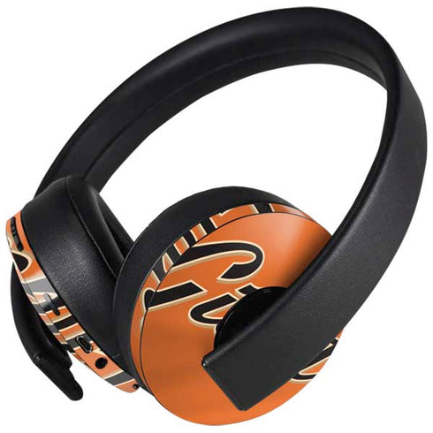 MLB San Francisco Giants Alternate Home Jersey PlayStation 4 Gold Wireless Headset Skin