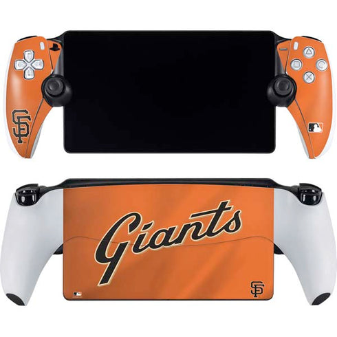MLB San Francisco Giants Alternate Home Jersey PlayStation Portal Remote Player Skin
