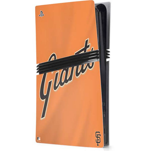 MLB San Francisco Giants Alternate Home Jersey PS5 Pro Console Skin
