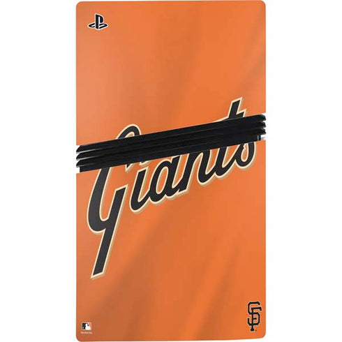 MLB San Francisco Giants Alternate Home Jersey PS5 Pro Console Skin