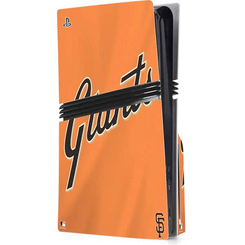 MLB San Francisco Giants Alternate Home Jersey PS5 Pro Disk Console Skin