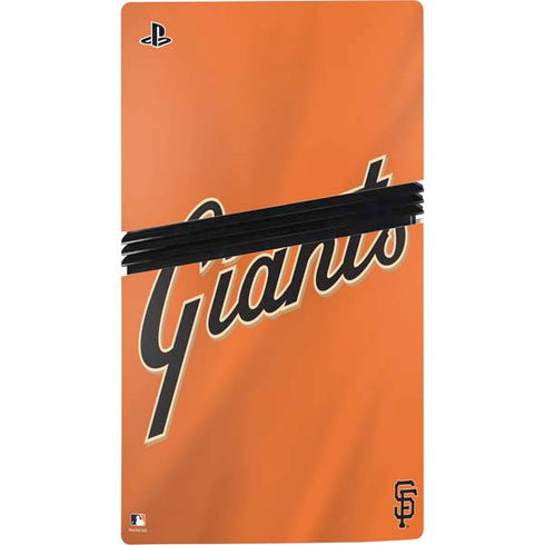 MLB San Francisco Giants Alternate Home Jersey PS5 Pro Disk Console Skin