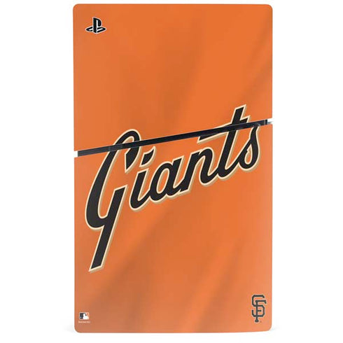 MLB San Francisco Giants Alternate Home Jersey PS5 Slim Digital Edition Console Skin