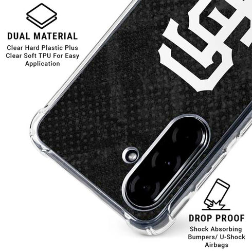 MLB San Francisco Giants Dark Wash Galaxy A36 5G Clear Case