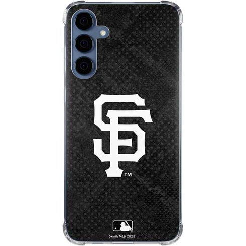 MLB San Francisco Giants Dark Wash Galaxy A55 5G Clear Case