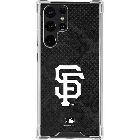 MLB San Francisco Giants Dark Wash Galaxy S23 Ultra Clear Case