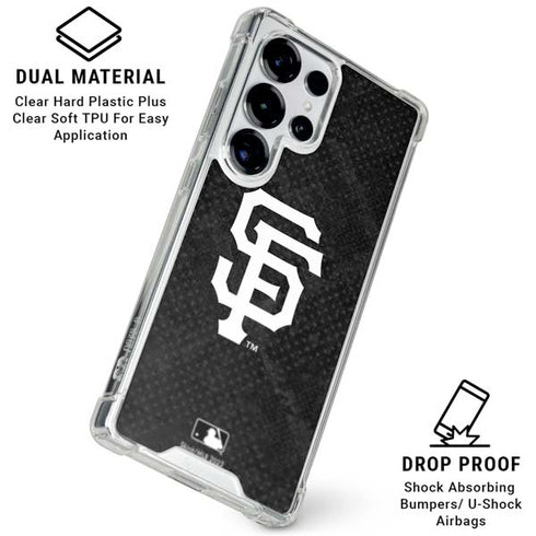 MLB San Francisco Giants Dark Wash Galaxy S25 Ultra Clear Case