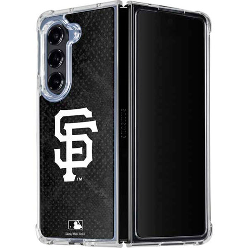 MLB San Francisco Giants Dark Wash Galaxy Z Fold5 5G Clear Case