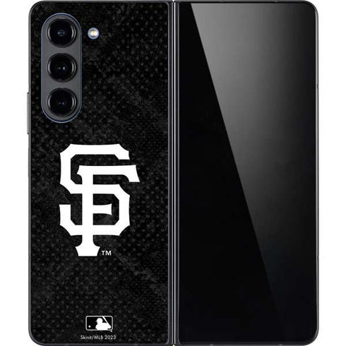 MLB San Francisco Giants Dark Wash Galaxy Z Fold5 5G Skin