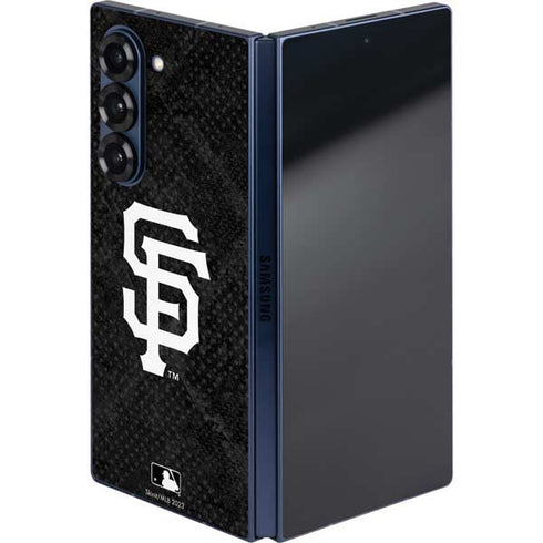 MLB San Francisco Giants Dark Wash Galaxy Z Fold6 Skin