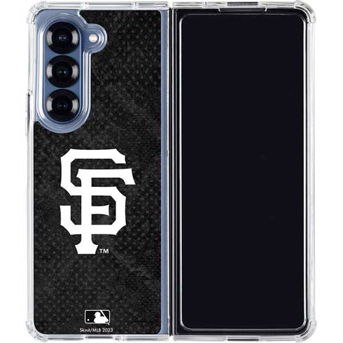 MLB San Francisco Giants Dark Wash Galaxy Z Fold7 Clear Case