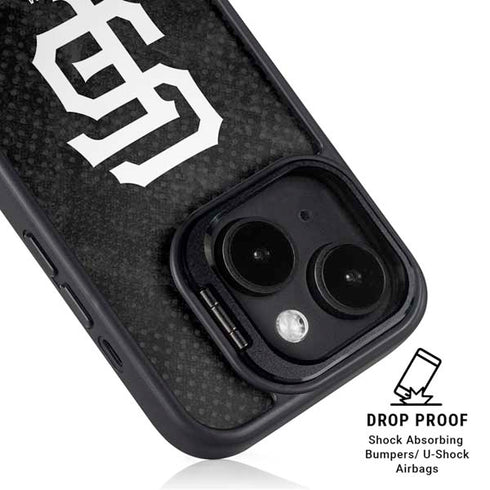 MLB San Francisco Giants Dark Wash iPhone 15 Plus Kickstand Case