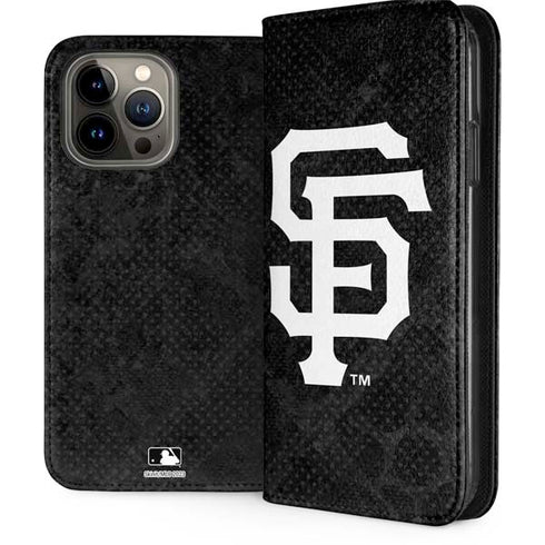 MLB San Francisco Giants Dark Wash iPhone 15 Pro Max Folio Case