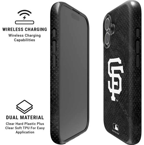 MLB San Francisco Giants Dark Wash iPhone 16 Magsafe Impact Case