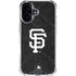 MLB San Francisco Giants Dark Wash iPhone 16 Plus Clear Case