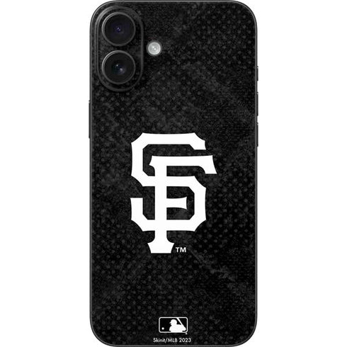 MLB San Francisco Giants Dark Wash iPhone 16 Plus Skin