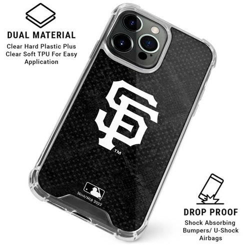 MLB San Francisco Giants Dark Wash iPhone 16 Pro Clear Case