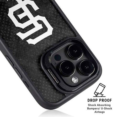 MLB San Francisco Giants Dark Wash iPhone 16 Pro Kickstand Case