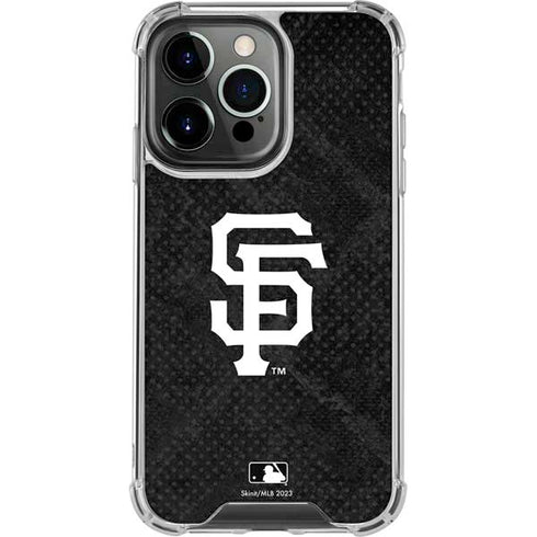 MLB San Francisco Giants Dark Wash iPhone 16 Pro Max Clear Case