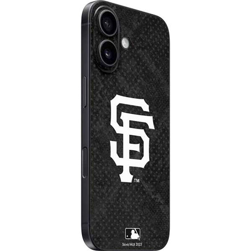 MLB San Francisco Giants Dark Wash iPhone 16 Skin