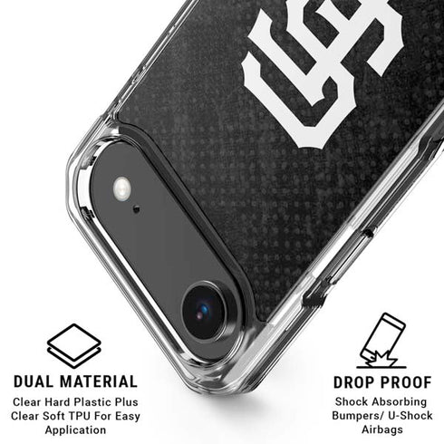 MLB San Francisco Giants Dark Wash iPhone 17 Air Clear Case