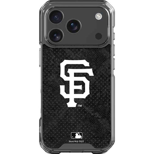 MLB San Francisco Giants Dark Wash iPhone 18 Pro Clear Case