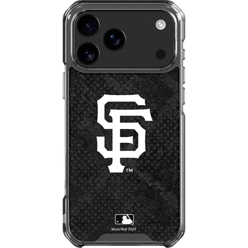 MLB San Francisco Giants Dark Wash iPhone 18 Pro Max Clear Case