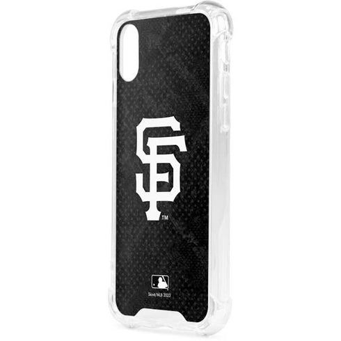 MLB San Francisco Giants Dark Wash iPhone XS Clear Case