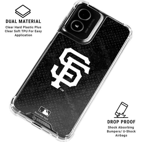 MLB San Francisco Giants Dark Wash Moto G Power 5G (2024) Clear Case
