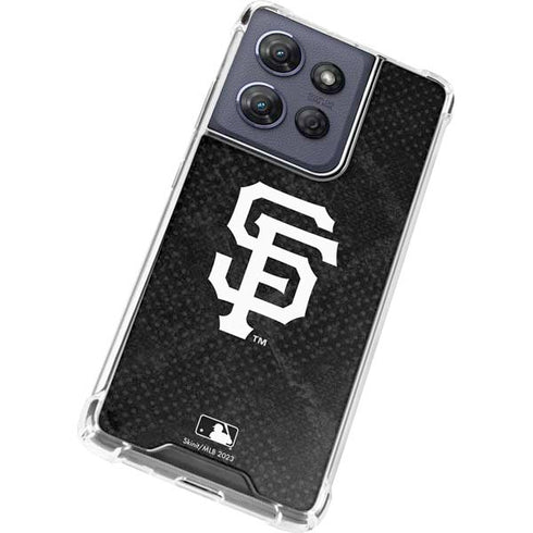 MLB San Francisco Giants Dark Wash Moto G Power 5G (2025) Clear Case