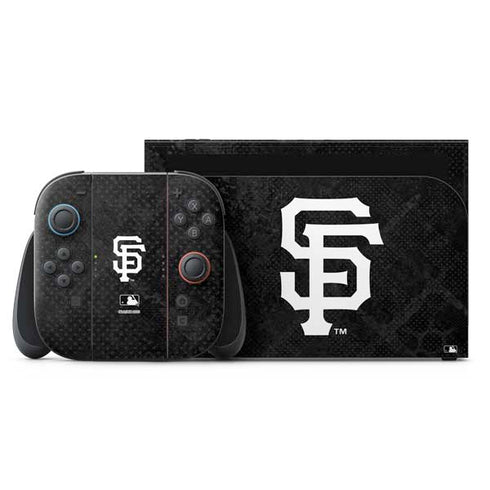 MLB San Francisco Giants Dark Wash Nintendo Switch 2 (2025) with Joy-Con Skin